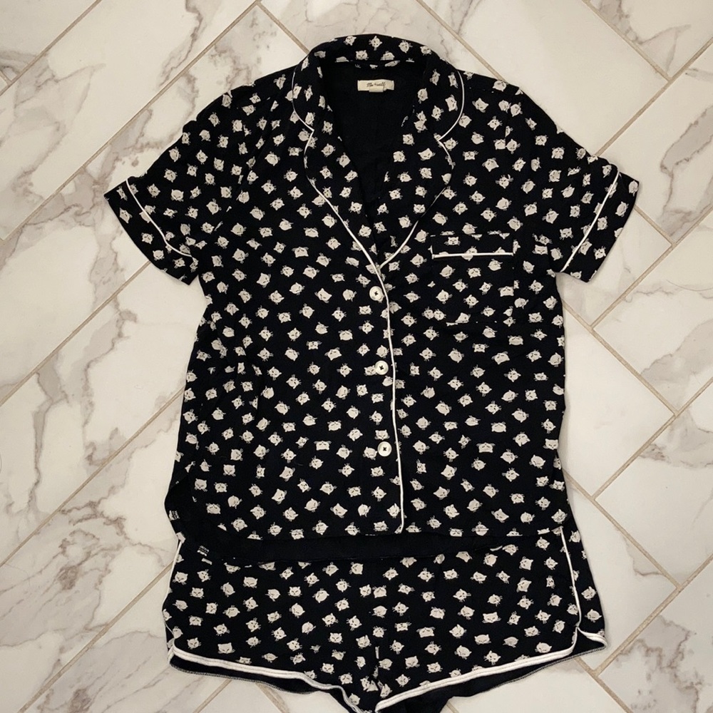 Madewell Cats Meow Pajama Set